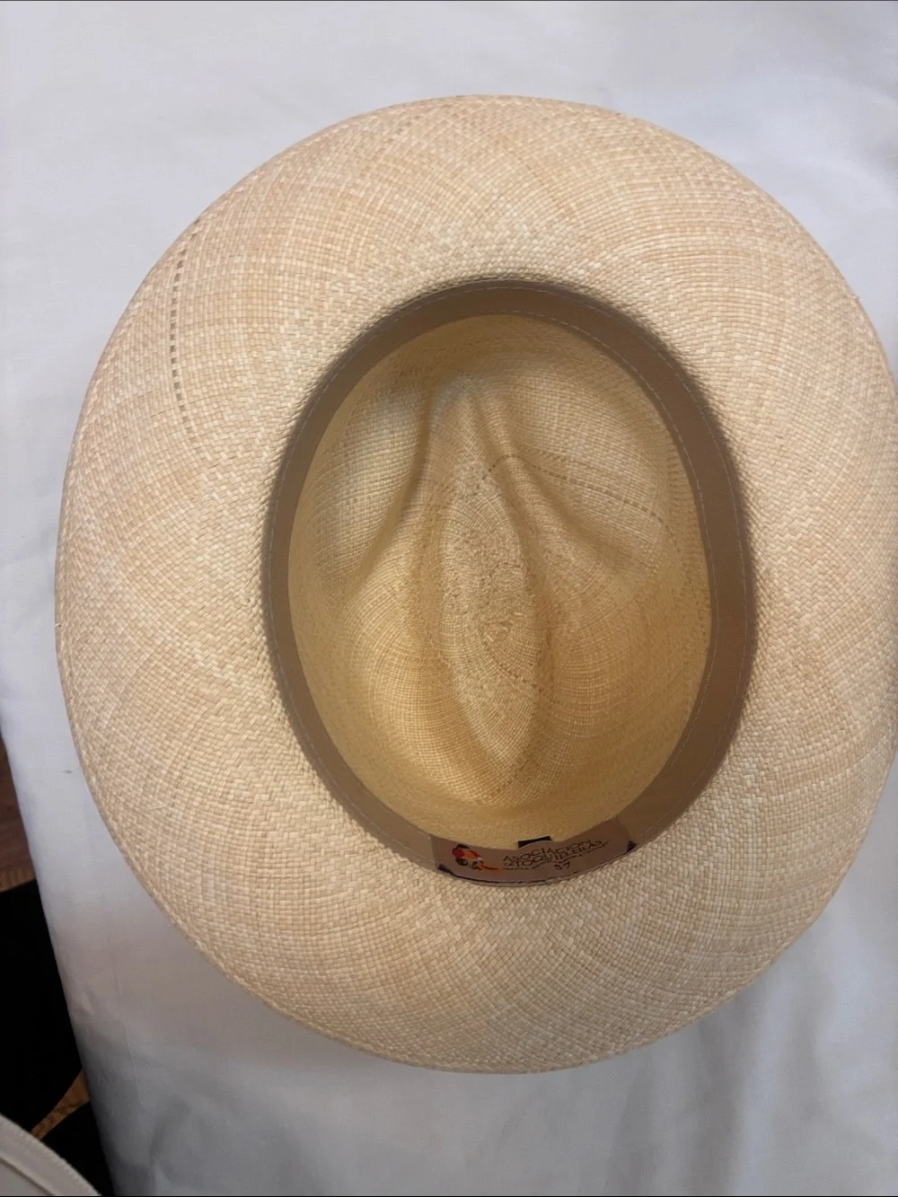 Men's Straw Fedora Hat